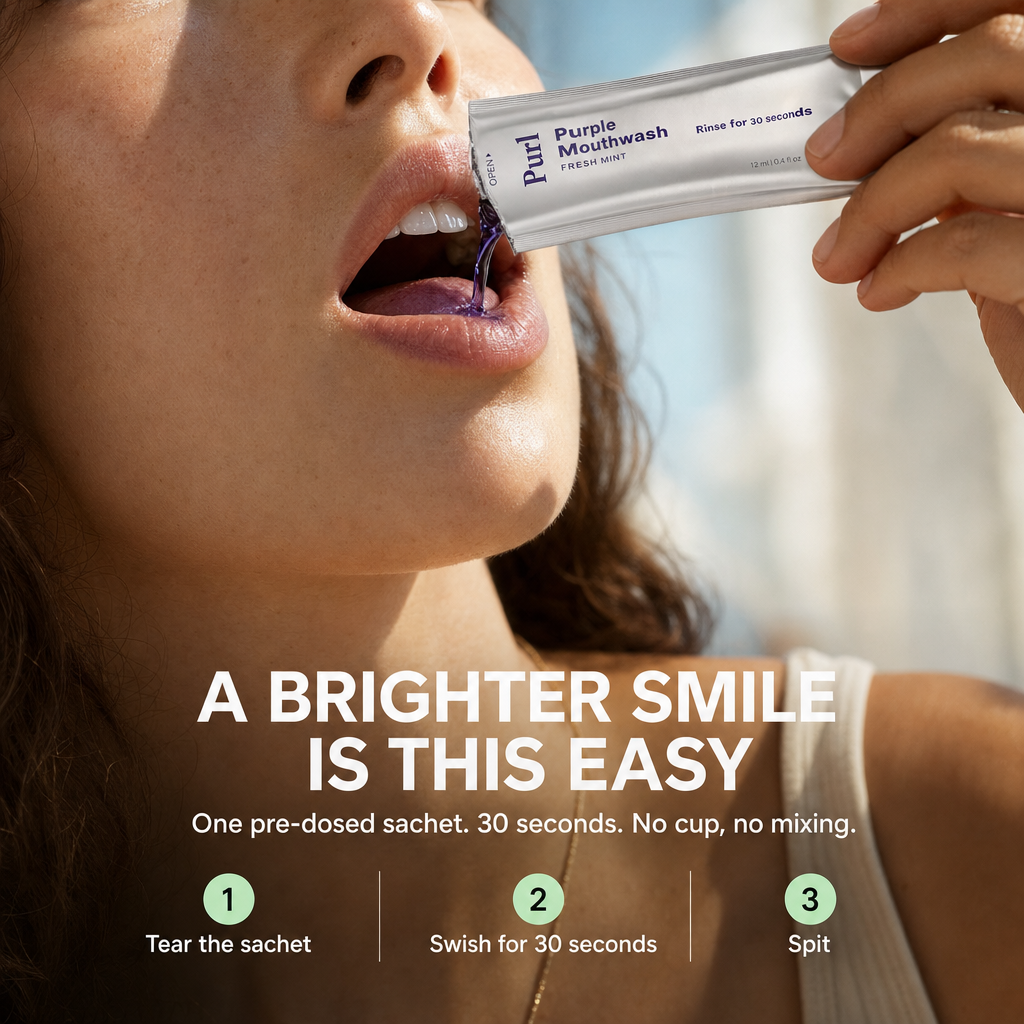 Purl™ mouthwash sachets